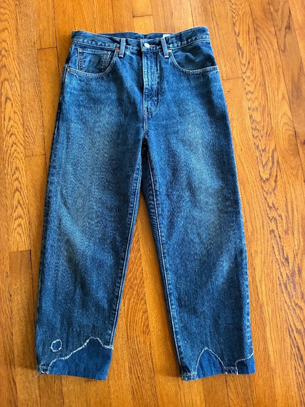 Levi's Made in Japan Barrel Jeans — Size 27, Cropped